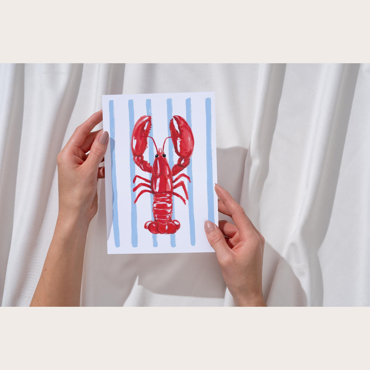 Nautical Card Bundle with Fish, Lobster & Crab Designs