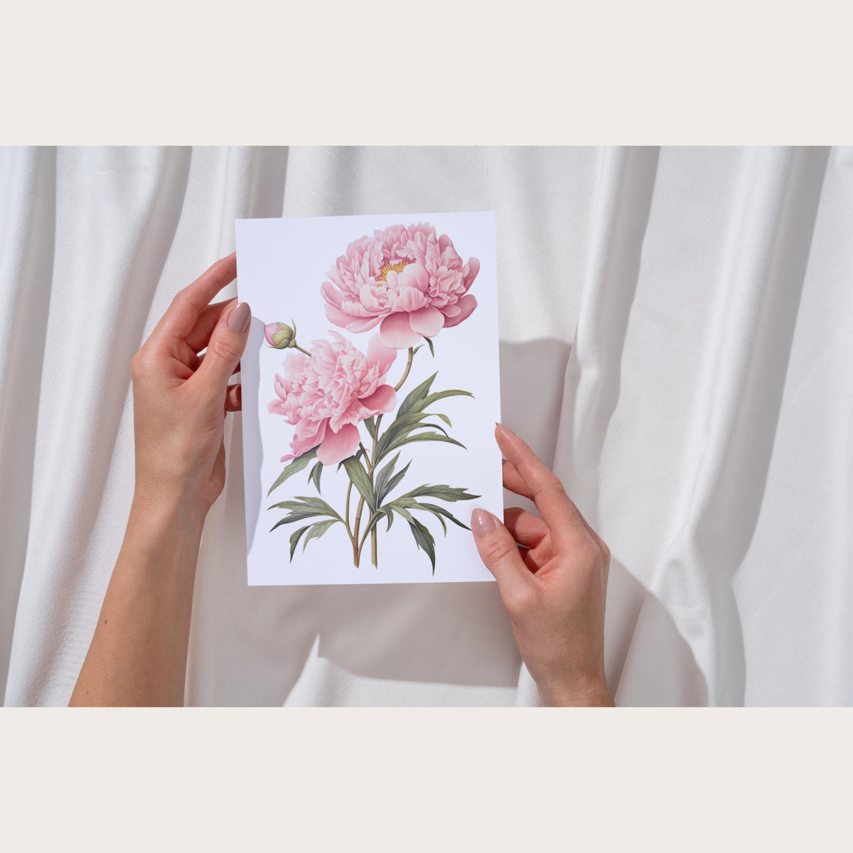 Flower Card Bundle, English Watercolour Stationery Set, Blue Hydrangea