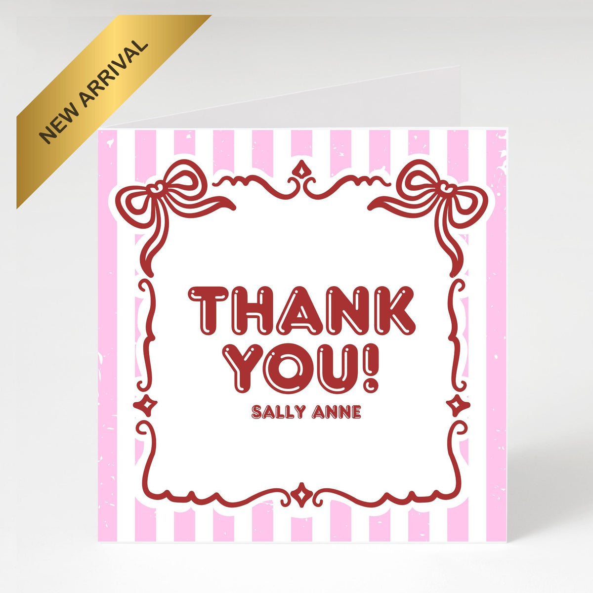 Thank You Cards Pack, Customizable Designs with Patterns