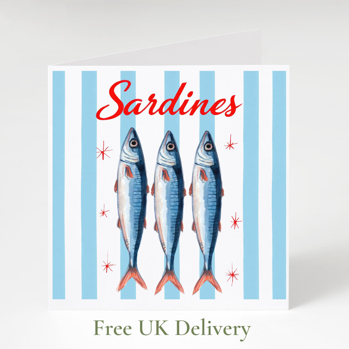 Nautical Card Bundle with Fish, Lobster & Crab Designs