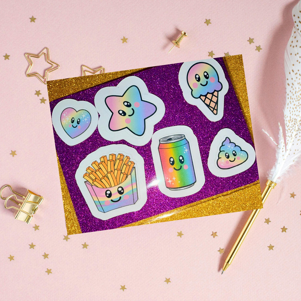 Kawaii Stickers, Amusable Character Designs for Laptops and Journals
