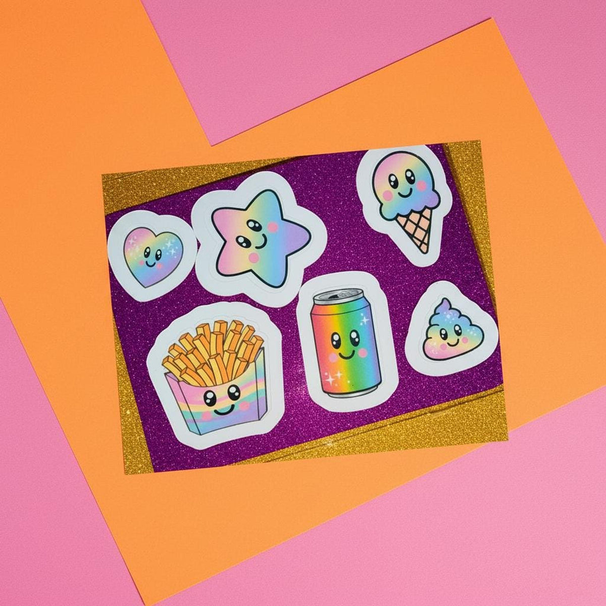 Kawaii Stickers, Amusable Character Designs for Laptops and Journals