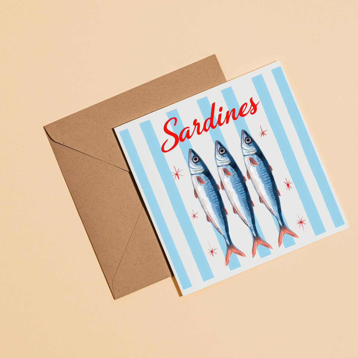 Nautical Card Bundle with Fish, Lobster & Crab Designs