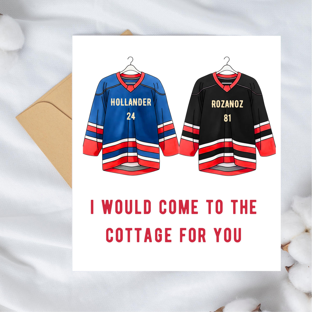 Heated Rivalry Ice Hockey Love Card | Greeting for Anniversary